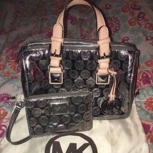 Michael Kors Metallic Greyson Tote